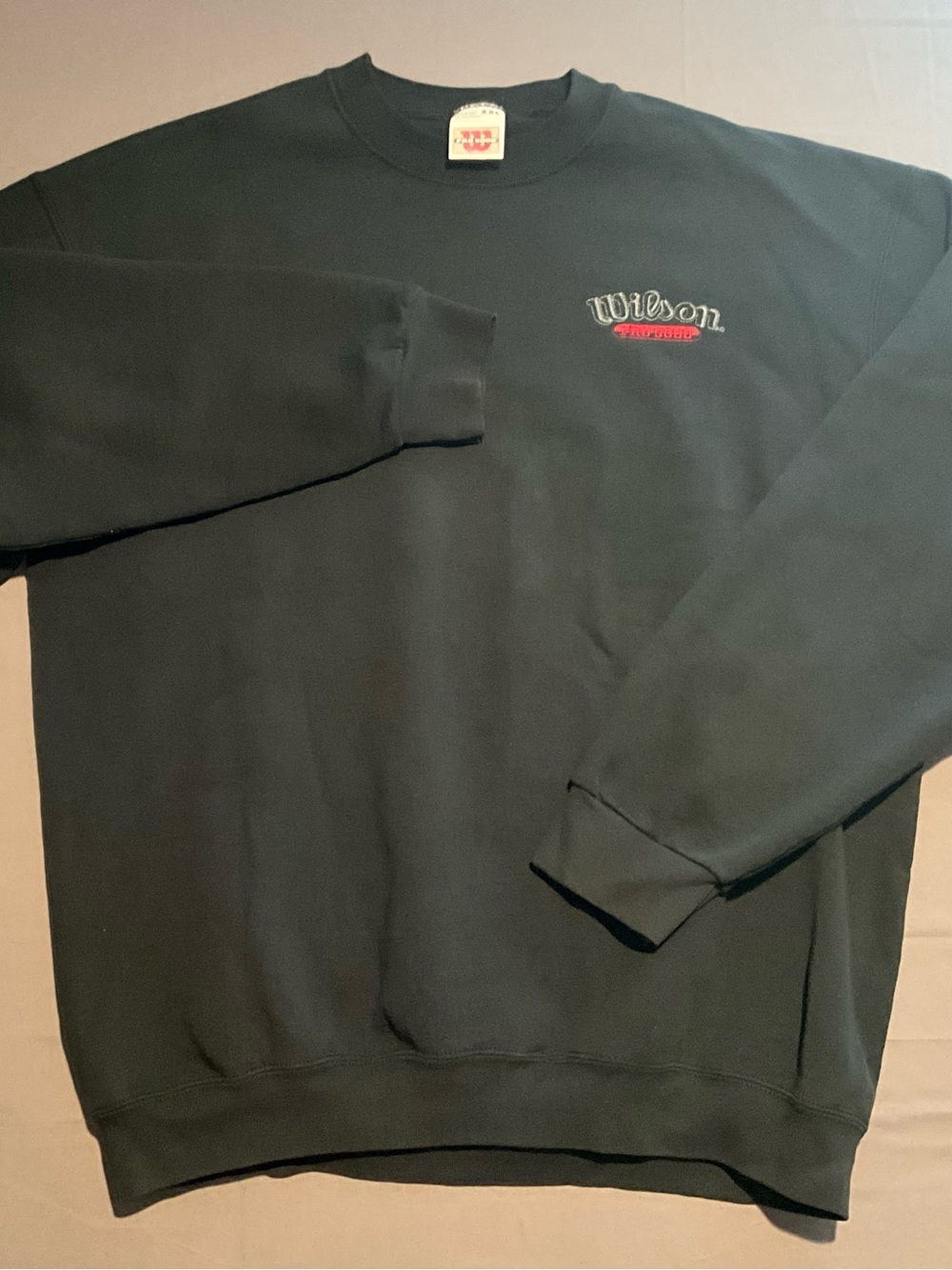 Vintage Wilson Pro 5000 Sweatshirt Sz XXL Black Made In The USA